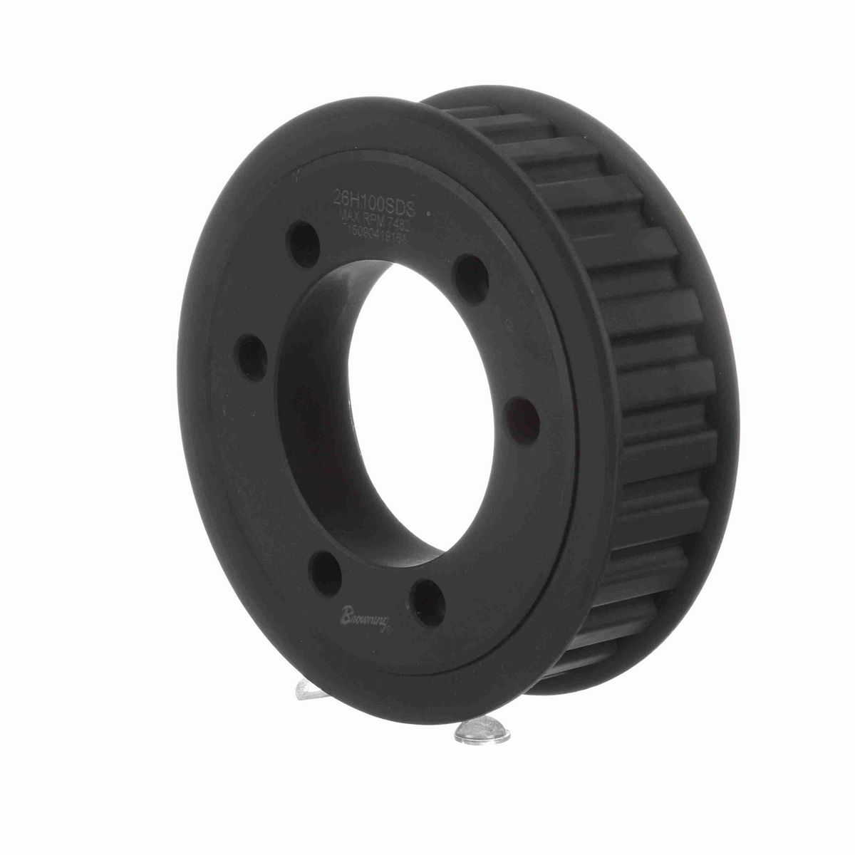 Browning Steel Bushed Bore Gearbelt Pulley - 26H100SDS