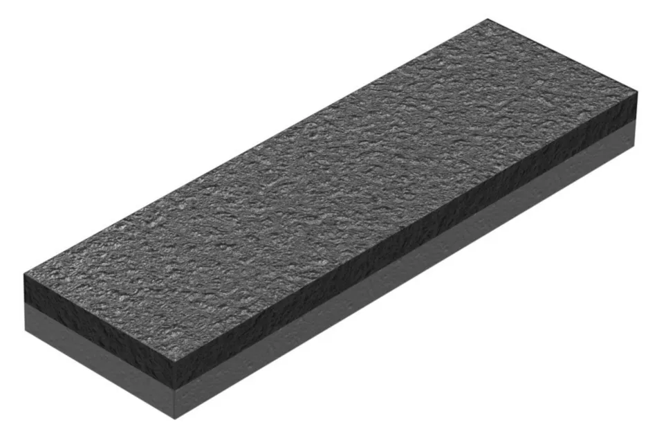 KenCast Standard Wear Bar best suited for general wear protection in impact applications Kennametal KenCast Tungsten Carbide & Steel Wear Protection - Wear Bar - 4 Weld Chamfers [1083557]