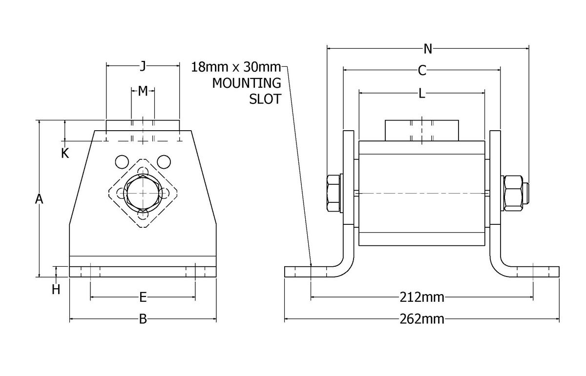 RunRight® Anti-Vibration Mounting - Type RAV Timken 68514463661