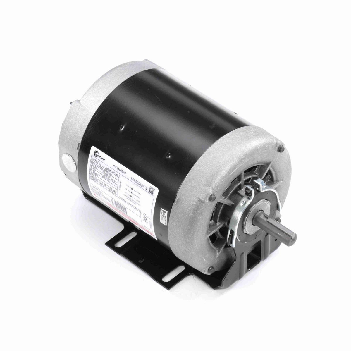 Century Fan and Blower Motor, 3/4 HP, 3 Ph, 60 Hz, 575 V, 1800 RPM, 56 Frame, DP - H941L