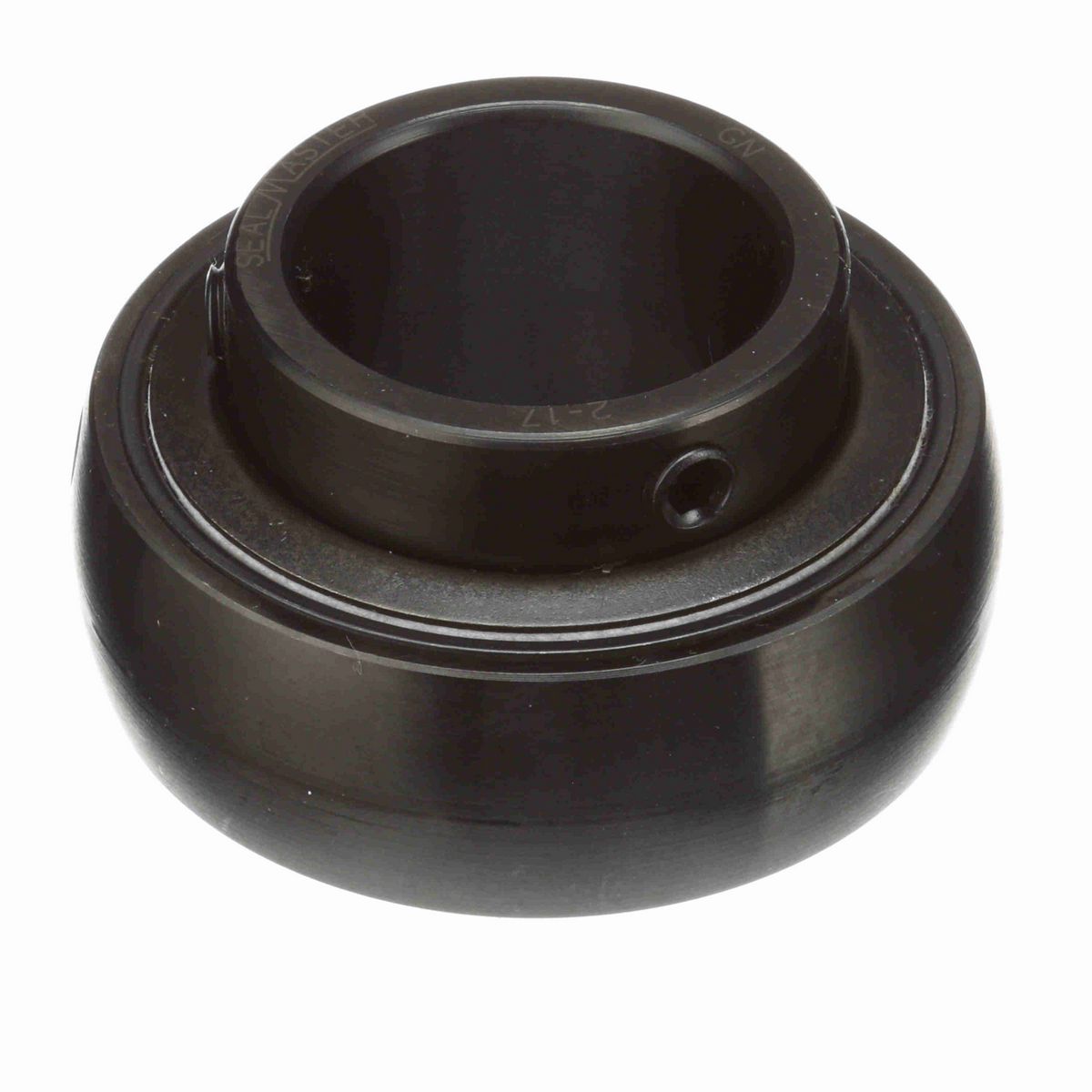 Sealmaster Mounted Insert Only Ball Bearing - 52100 Bearing Steel, Black Oxided - Setscrew Lock - 2-17