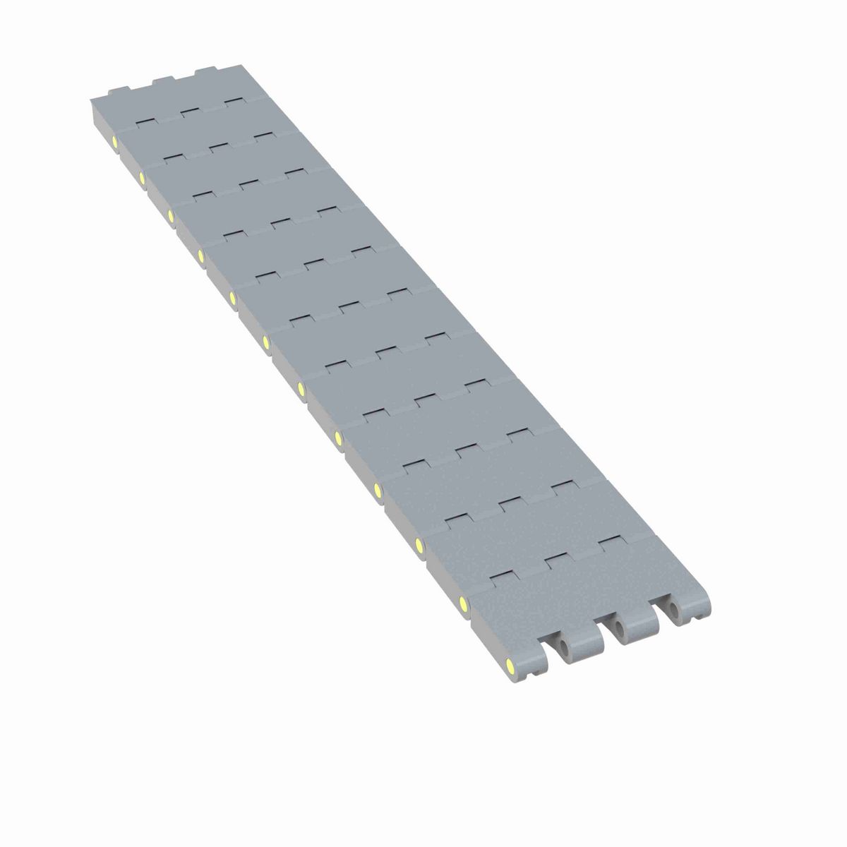 Rexnord 5705 Straight Running Solid Top, Material: Silver Platinum Series™ X, Width: 3.25in, Pitch: 1.5in - 814-5953