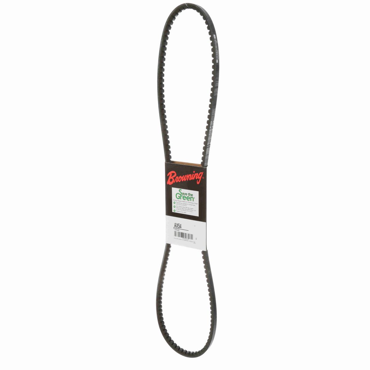Browning EPDM Notched Belt 98% Efficient - AX54