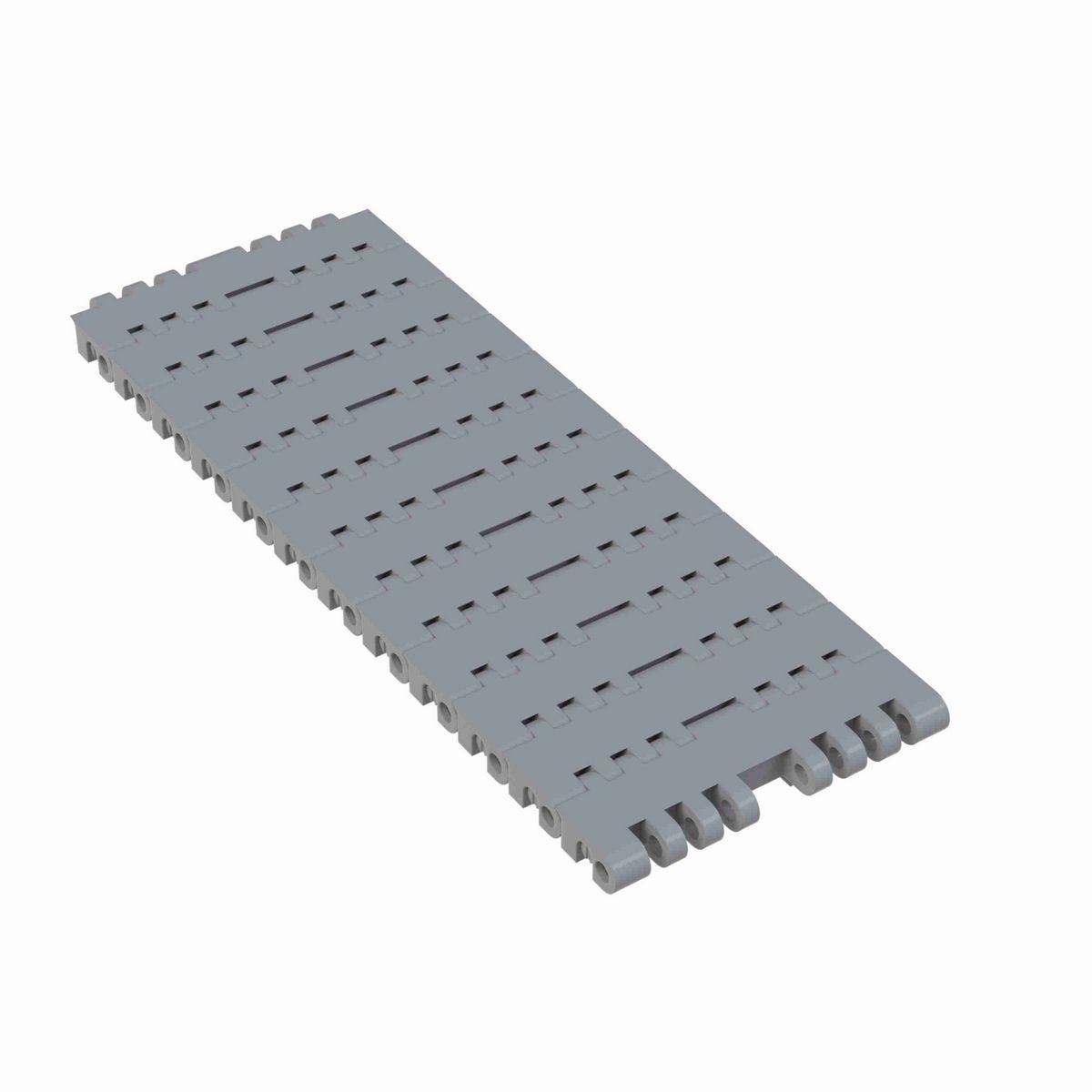 Rexnord 7705 Straight Running Solid Top, Material: Silver Platinum Series™ X, Width: 4.5in, Pitch: 1in - 10286170