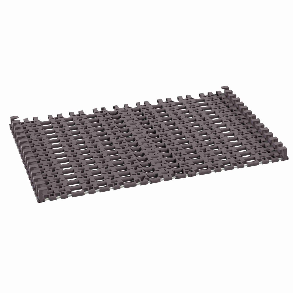 Rexnord 7956TAB Side-flexing Flush Grid, Material: Brown High Performance, Width: 30in, Pitch: 1.25in - 10464516