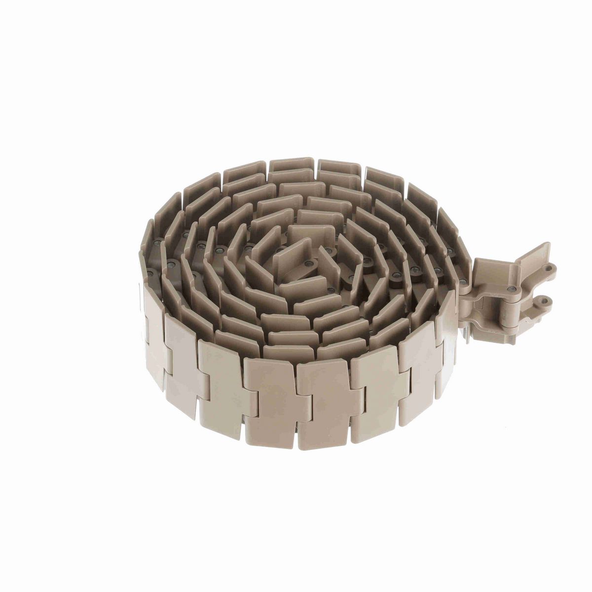 System Plast 880M Side-flexing Solid Top, Material: Tan Low Friction, Width: 3.3in, Pitch: 1.5in - LF880M-K330