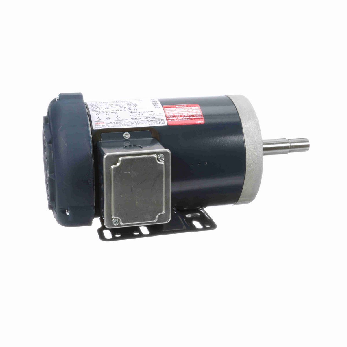 LEESON Close-Coupled Pump Motor, 1.50 HP, 3 Ph, 60 Hz, 575 V, 3600 RPM, 143JMV Frame, TEFC - GT3203