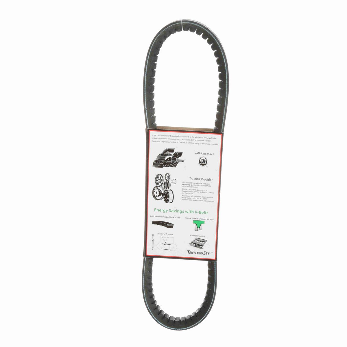 Browning EPDM Notched Belt 98% Efficient - BX29