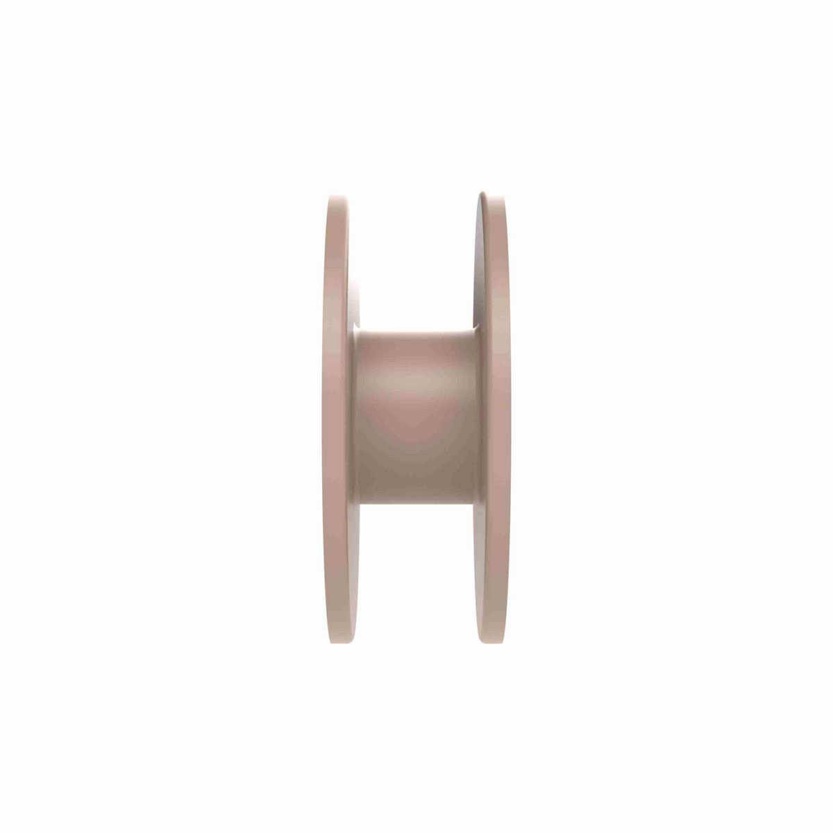 Rexnord 820 Series Solid One Piece Molded Tan Low Friction Idler Wheel with 27 Teeth and 1-1/4in Round Idler Bore - 101-9655-4