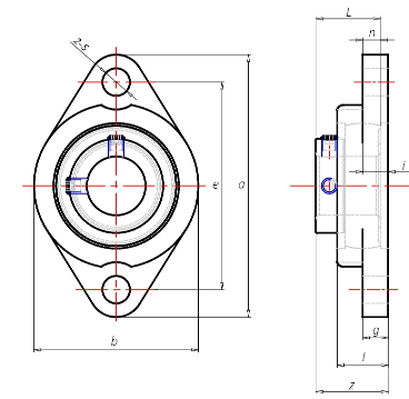 Подшипниковый узел ASAHI type KFL 000, KFL 004 [502049]