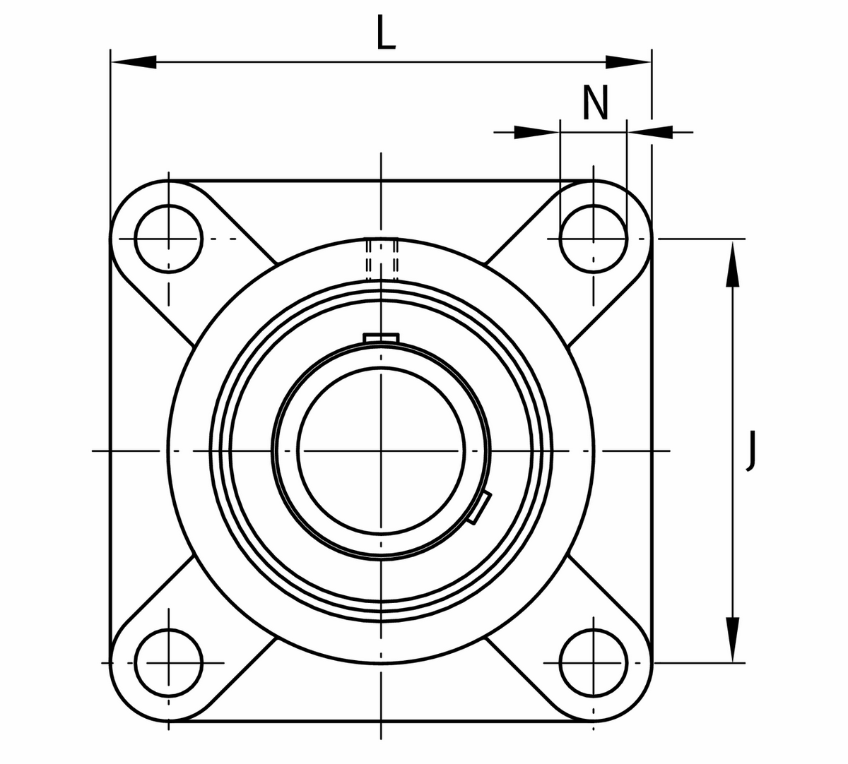 Фланцевый корпус FAG UCF203-11