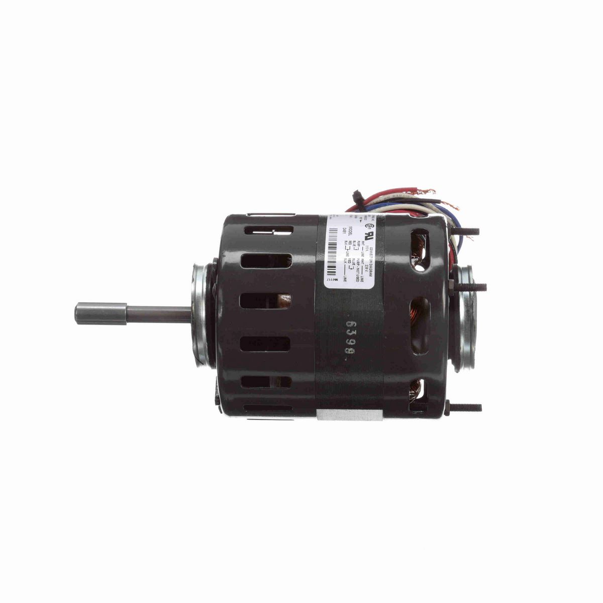 FASCO Refrigeration Motor, 1/10 HP, 1 Ph, 50/60 Hz, 115/208-230 V, 1550 RPM, 1 Speed, 4.4" Diameter, OAO - D481