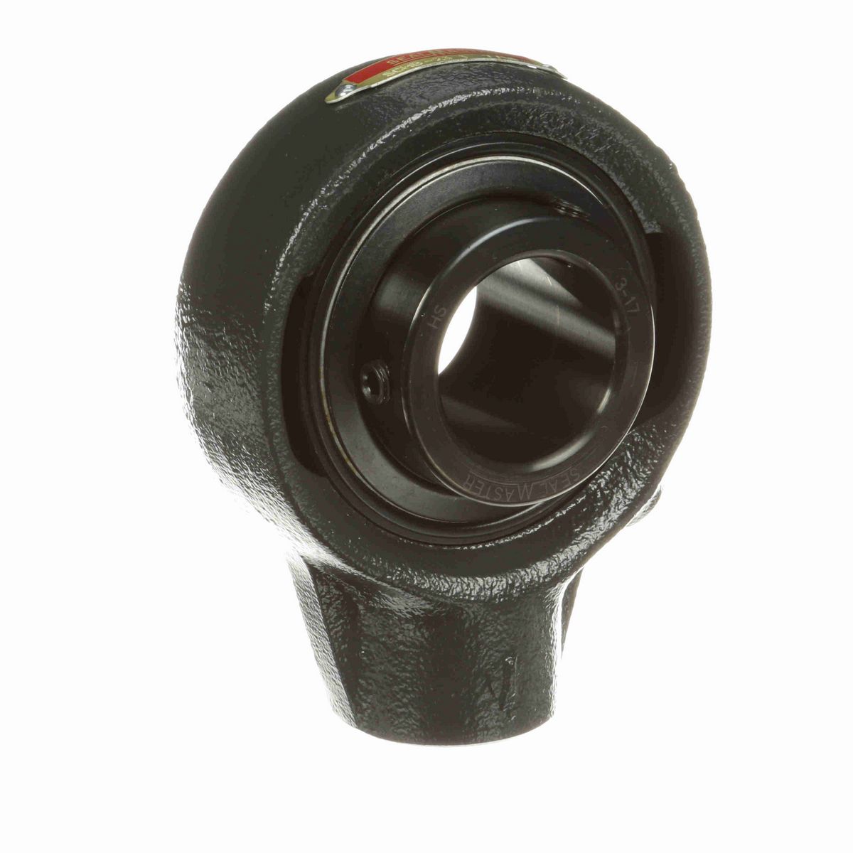 Sealmaster Mounted Cast Iron Hanger Unit Ball Bearing - 52100 Bearing Steel, Black Oxided - Setscrew Lock - SCHB-23