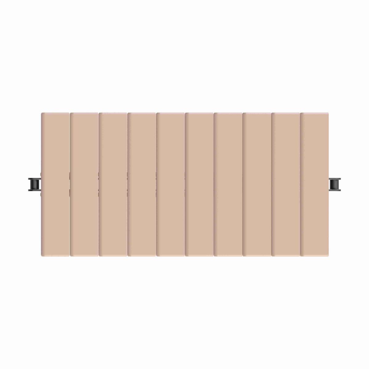 Rexnord 963 Straight Running Solid Top, Material: Tan Low Friction, Width: 7.5in, Pitch: 1.5in - LF963K7-1/2