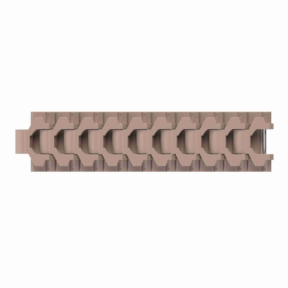 Rexnord 882TAB SideGrip™ Side-flexing, Material: Tan Low Friction, Width: 3.75in, Pitch: 1.5in - 81402661