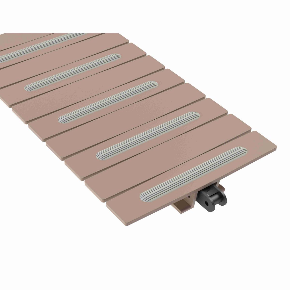 Rexnord 1873TAB SuperGrip™ Side-flexing SuperGrip™, Material: Tan Low Friction, Width: 7.5in, Pitch: 1.5in - 81418875