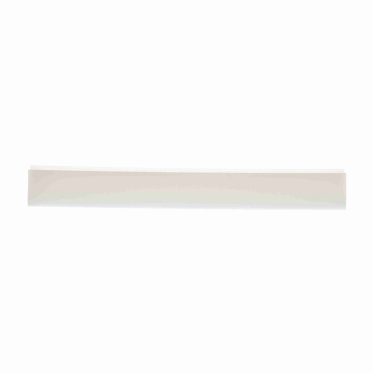 System Plast Bar Cap: 0.75"W X 0.69"H X 240"L White UHMW-PE - VG-P12BC-20