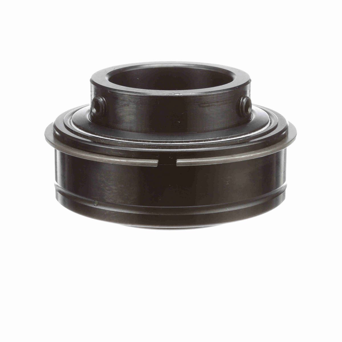Sealmaster Mounted Insert Only Ball Bearing - 52100 Bearing Steel, Black Oxided - Setscrew Lock - ER-28