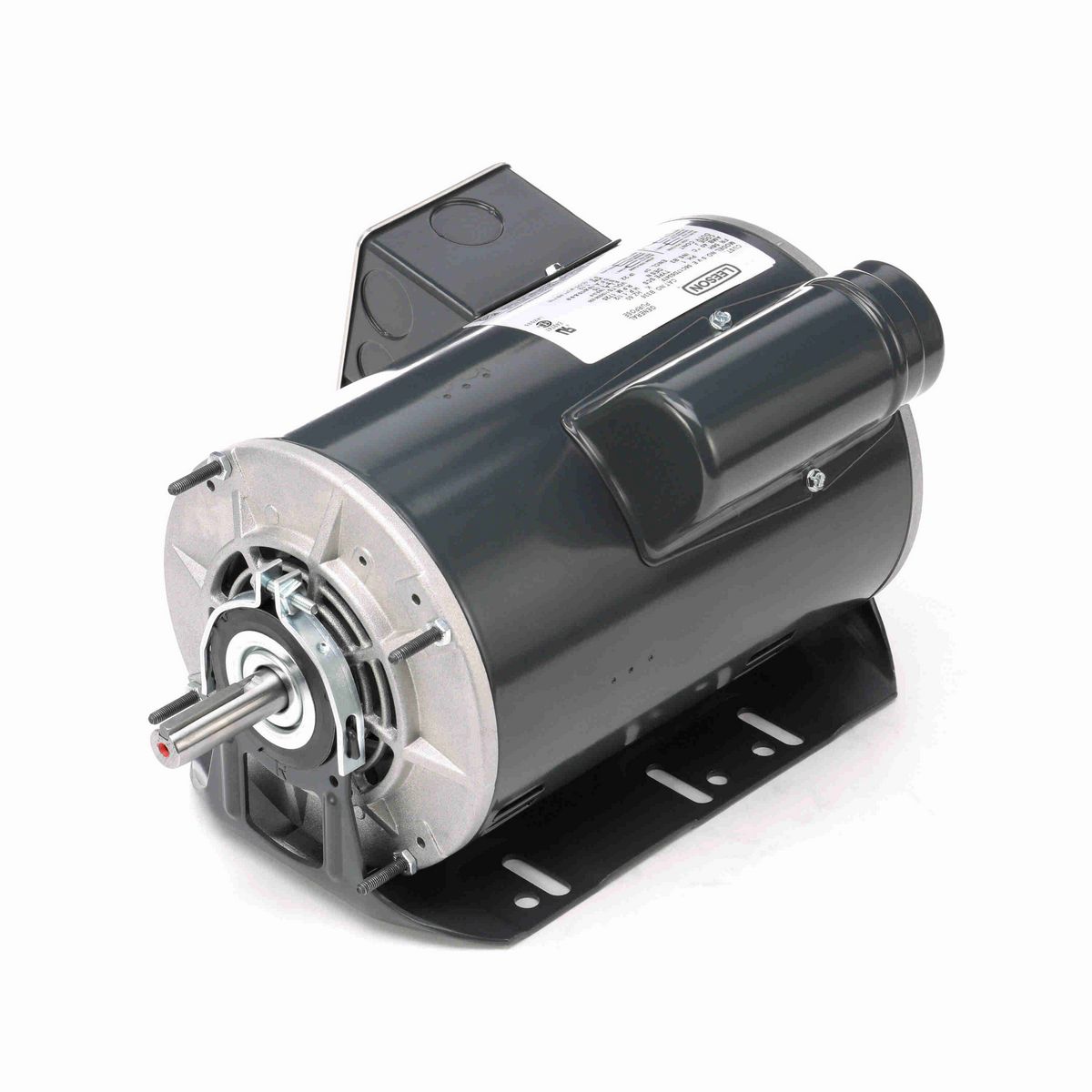 LEESON General Purpose Motor, 1.50 HP, 1 Ph, 60 Hz, 115/208-230 V, 1800 RPM, 56H Frame, DP - B336