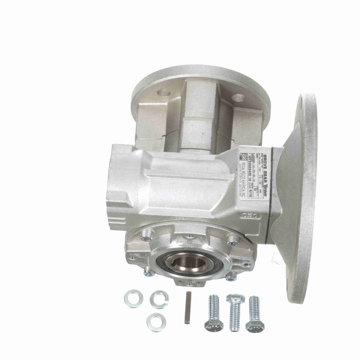 Grove Gear Bravo Series - Compact Aluminum Worm Speed Reducers Aluminum Single-Reduction Worm Reducer - FLHMQ520-10-HR-56-16
