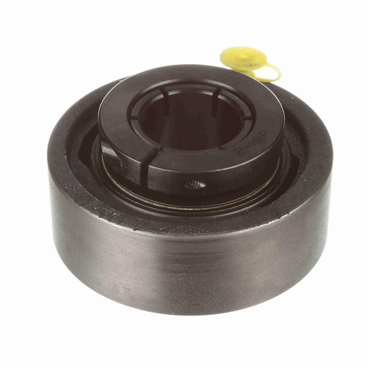 Sealmaster Mounted Cast Iron Cylindrical Cartridge Ball Bearing - 52100 Bearing Steel, Black Oxided - Concentric Lock - MSC-23T