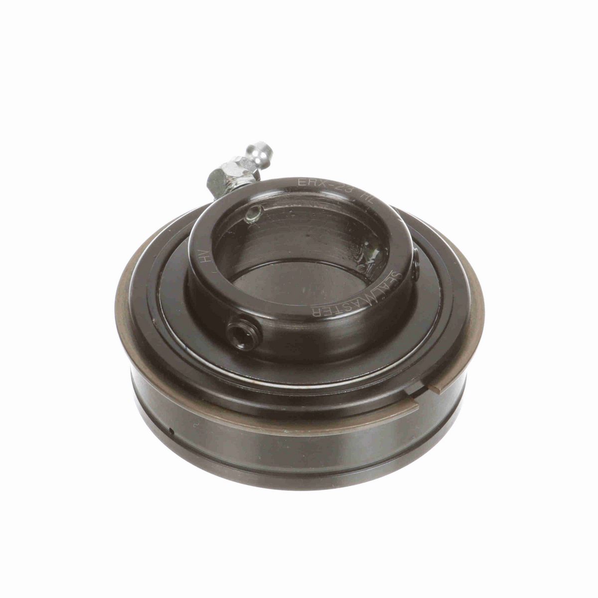 Sealmaster Mounted Insert Only Ball Bearing - 52100 Bearing Steel, Black Oxided - Setscrew Lock - Inner Race Able to be Relubricated - ERX-23 RL