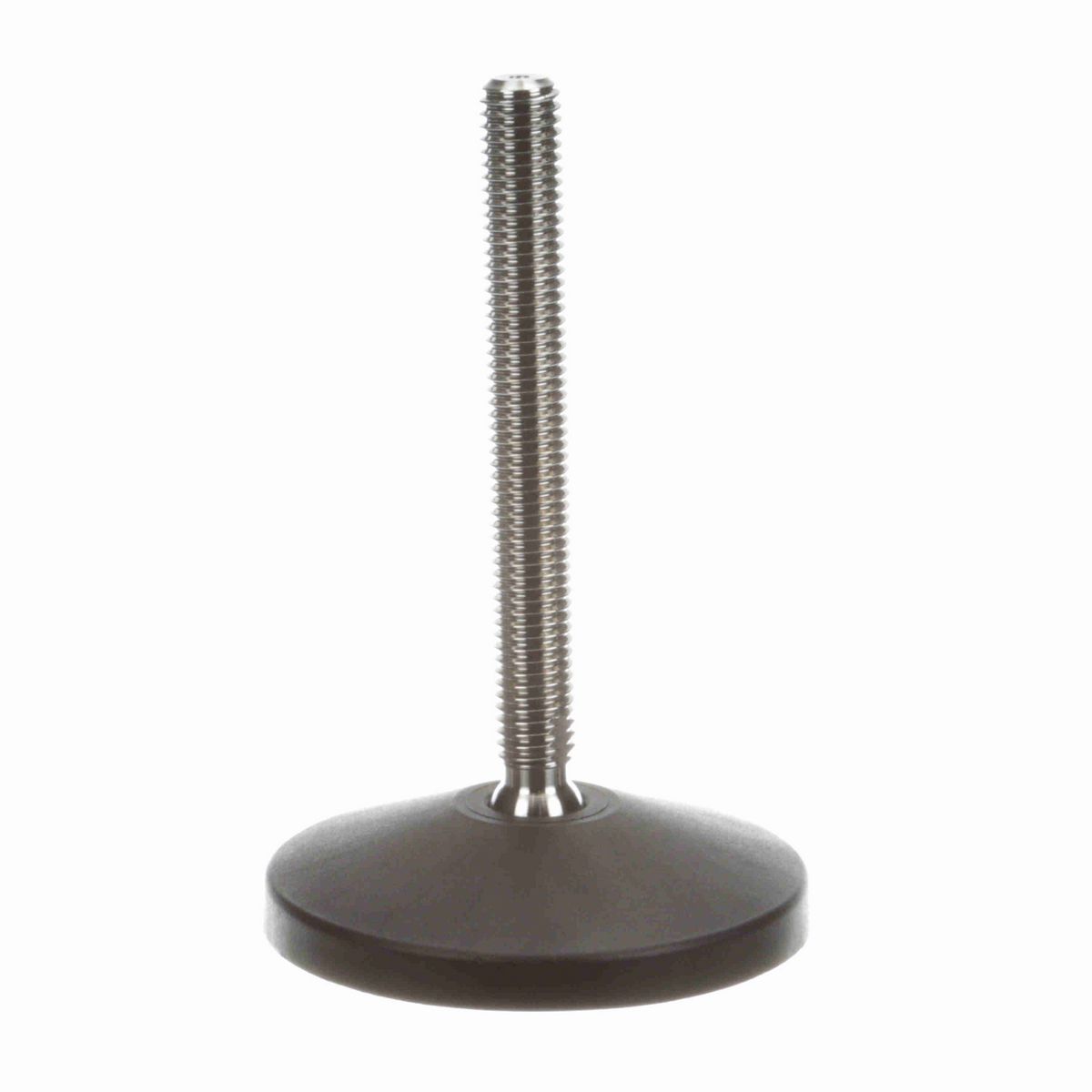 System Plast Articulating Plastic Leveler; Series: VG-511, Base Diameter: 4, Spindle Length: 4.6-in, Thread: 5/8-11 - VG-511-01-S58-L5