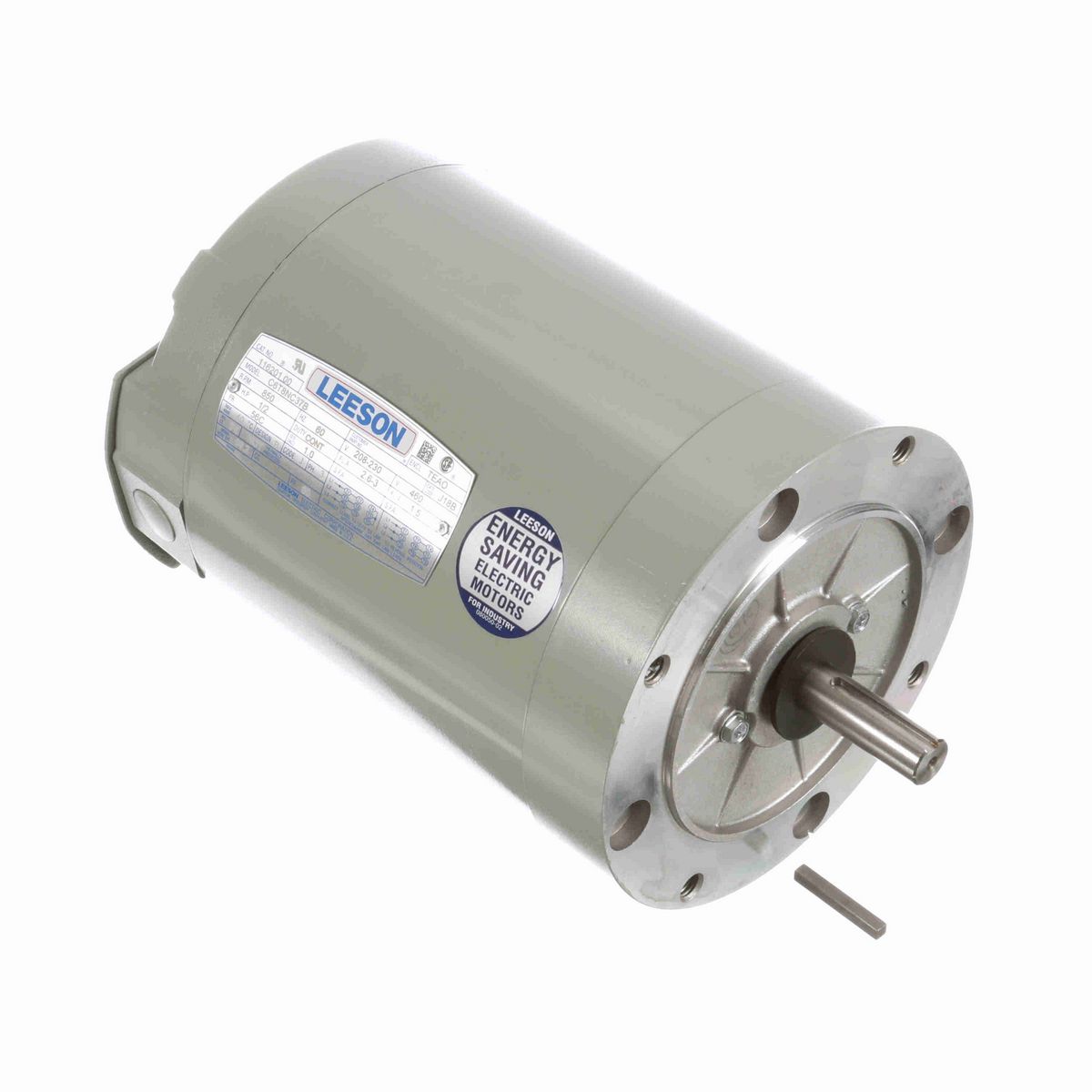 LEESON Fan and Blower Motor, 0.50 HP, 3 Ph, 60 Hz, 230/460 V, 900 RPM, 56C Frame, TEAO - 116201.00