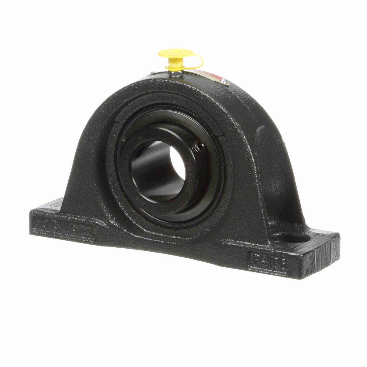 Sealmaster Mounted Cast Iron Two Bolt Low Base Pillow Block Ball Bearing - 52100 Bearing Steel, Black Oxided - Setscrew Lock - NPL-20