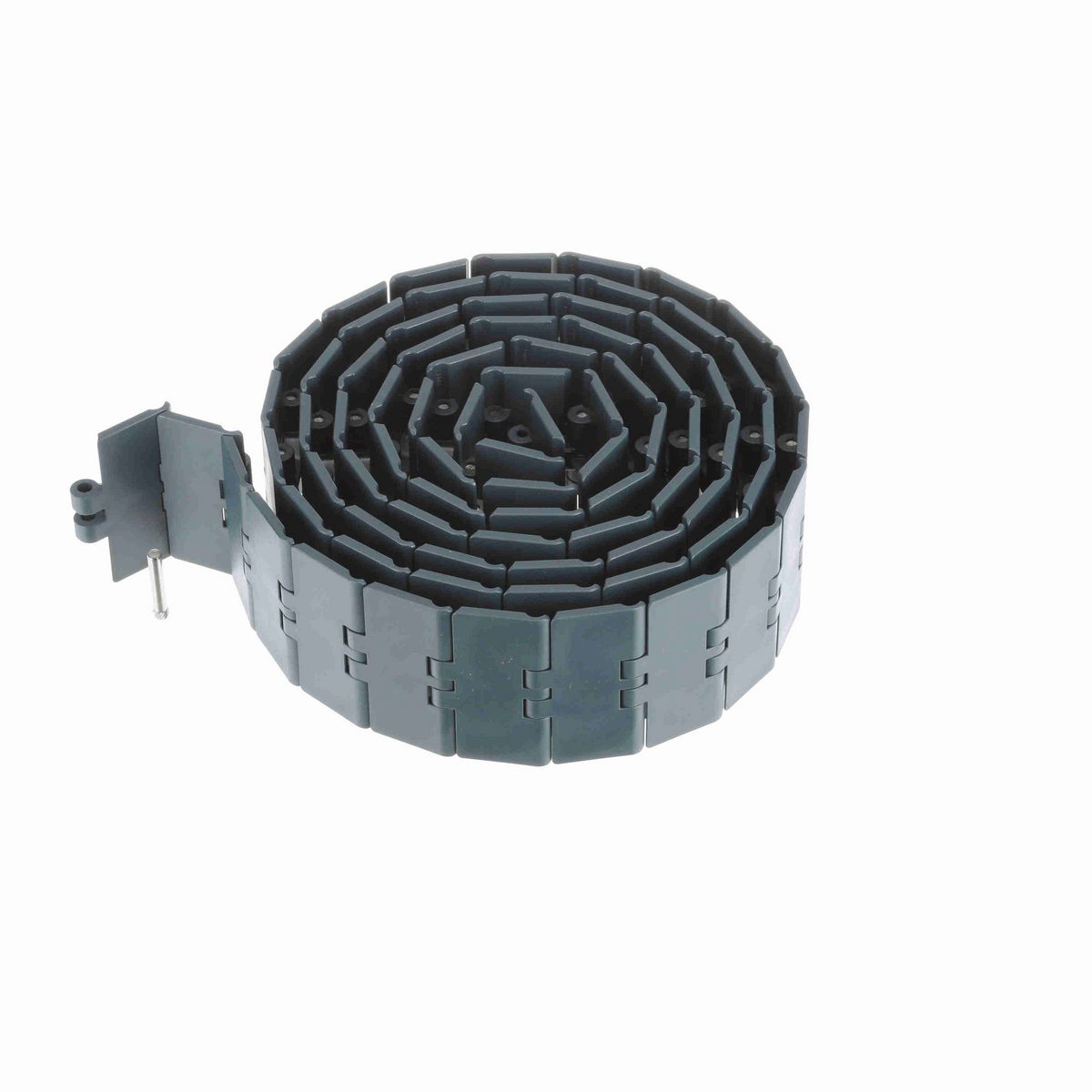 System Plast 831 Straight Running Solid Top, Material: NG evo (Gray Blue), Width: 3.25in, Pitch: 1.5in - NGE831-K325