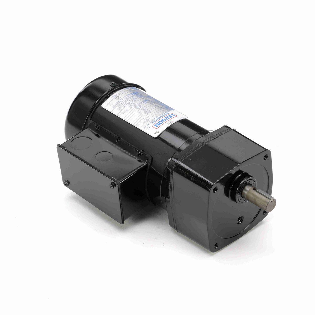 LEESON Parallel Shaft Gearmotor, 0.25 HP, 3 Ph, 60 Hz, 208-230/460 V, 58 RPM, 42Y Frame, TEFC - 096067.00