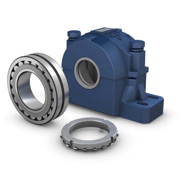 Стационарный подшипниковый узел, с включённым подшипником или без него, уплотнениями и торцевой крышкой SKF FSAF 22313 Y