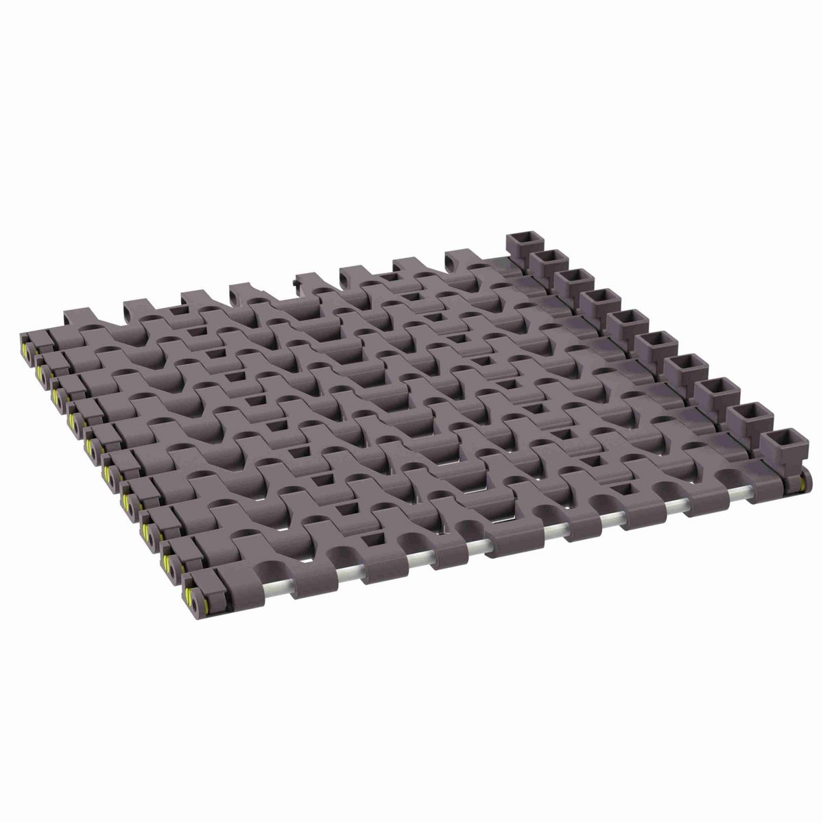 Rexnord 7956GT Side-flexing Flush Grid, Material: Brown High Performance, Width: 12in, Pitch: 1.25in - 10324700