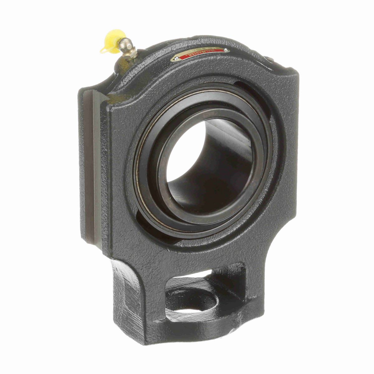 Sealmaster Mounted Cast Iron Wide Slot Take Up Ball Bearing - 52100 Bearing Steel, Black Oxided - Setscrew Lock - ST-46