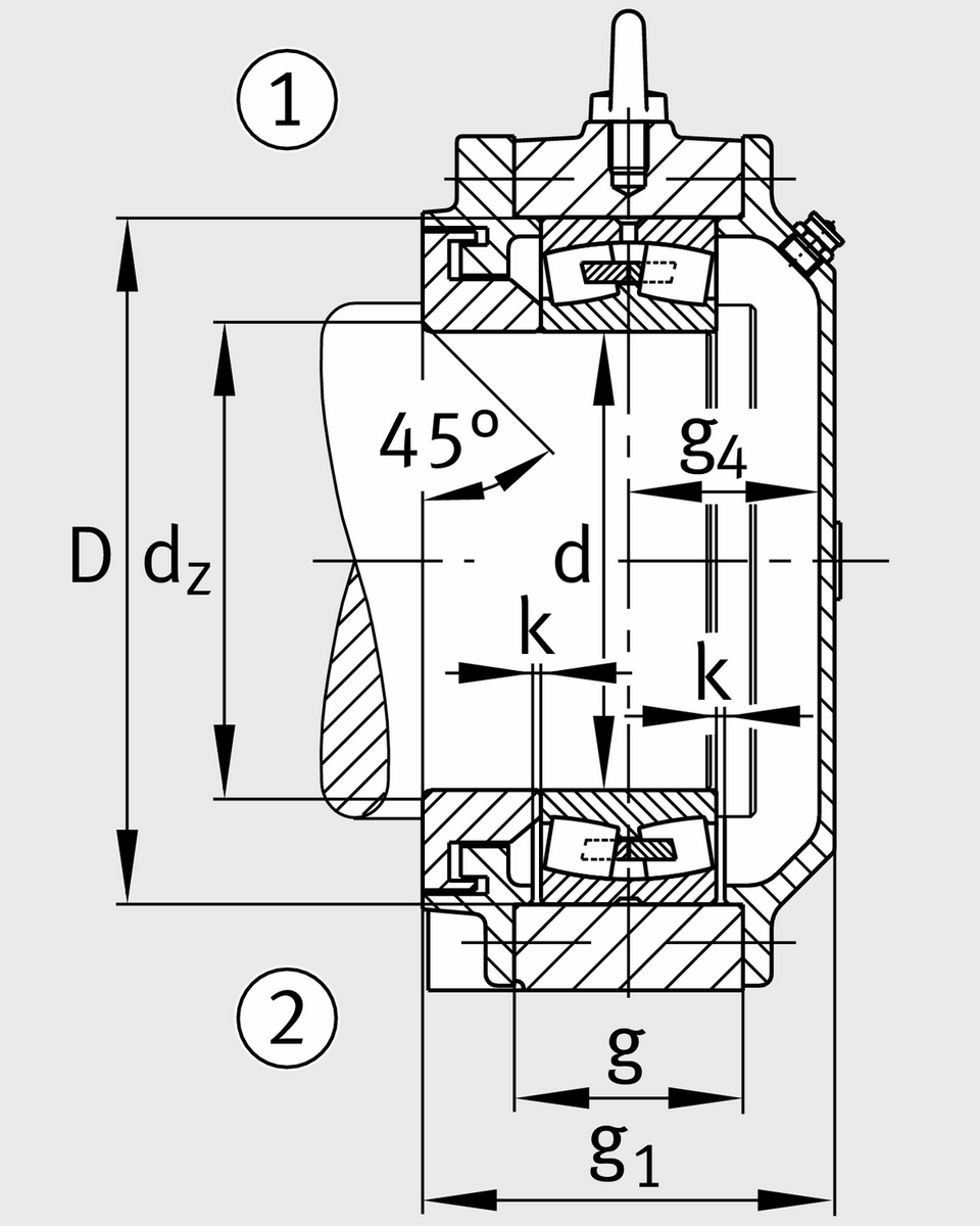 Тело корпуса FAG BND2218-Z-T-AL-D