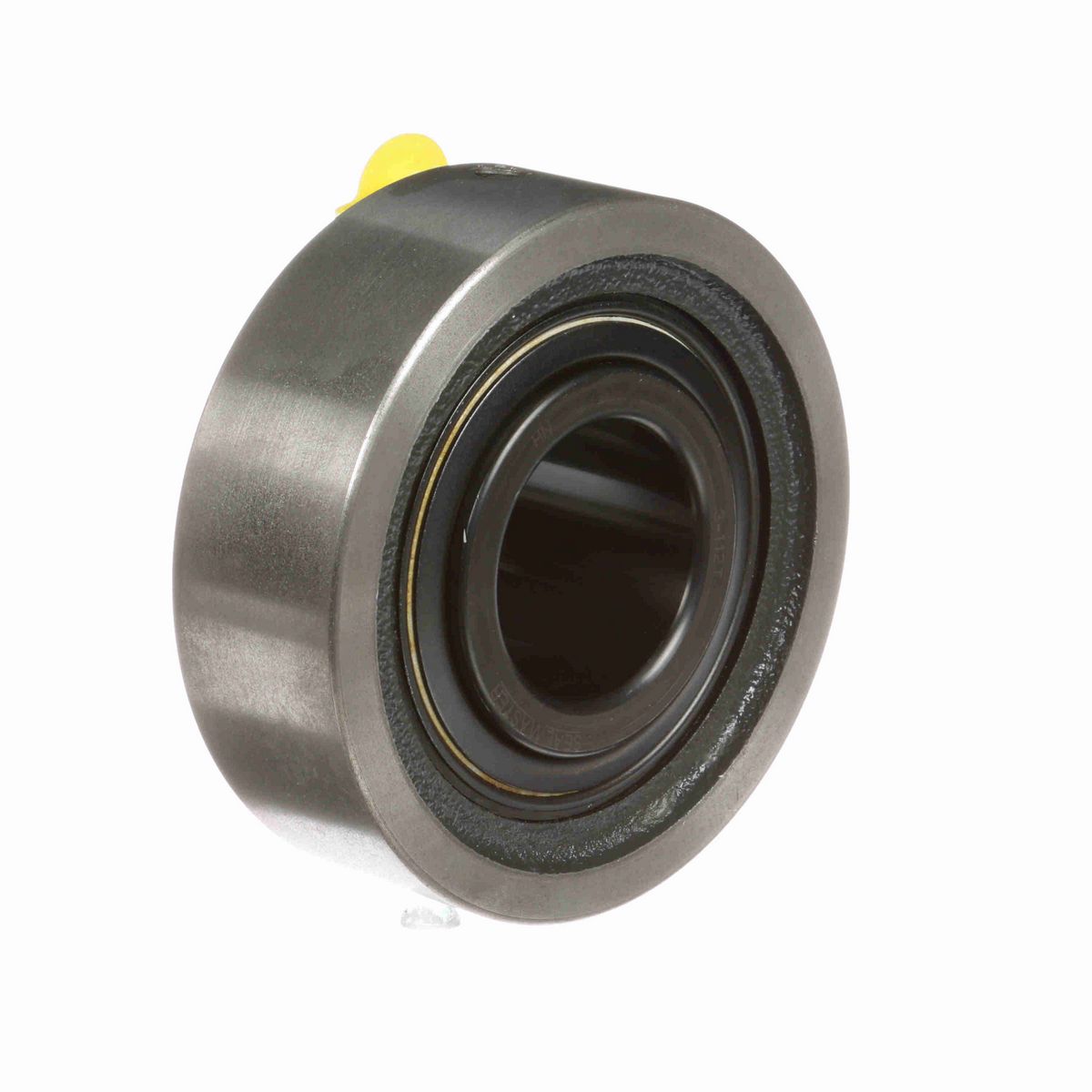 Sealmaster Mounted Cast Iron Cylindrical Cartridge Ball Bearing - 52100 Bearing Steel, Black Oxided - Concentric Lock - MSC-28T