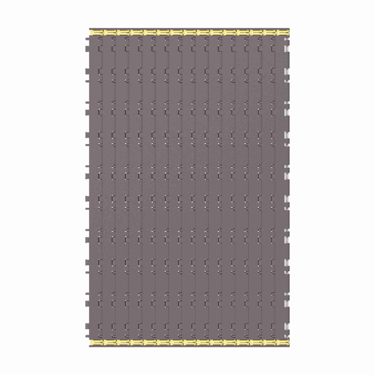 Rexnord 7956NT Side-flexing Flush Grid, Material: Brown High Performance, Width: 30in, Pitch: 1.25in - 10464504