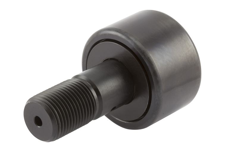 Игольчатый опорный ролик с цапфой RBC S72, цилиндрический, без уплотнения, со шлицем под отвёртку