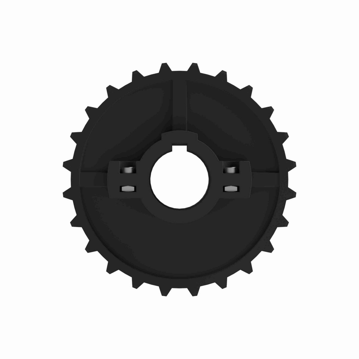 Rexnord 5700 Series Split Molded Nylon Sprocket and a 24 Teeth with 1-1/2in Round Shaft-Ready Bore with Keyway & Setscrew - 614-59-11