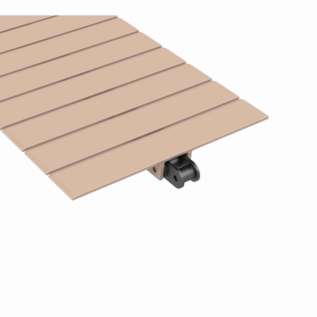 Rexnord 963 Straight Running Solid Top, Material: Tan Low Friction, Width: 7.5in, Pitch: 1.5in - LF963K7-1/2