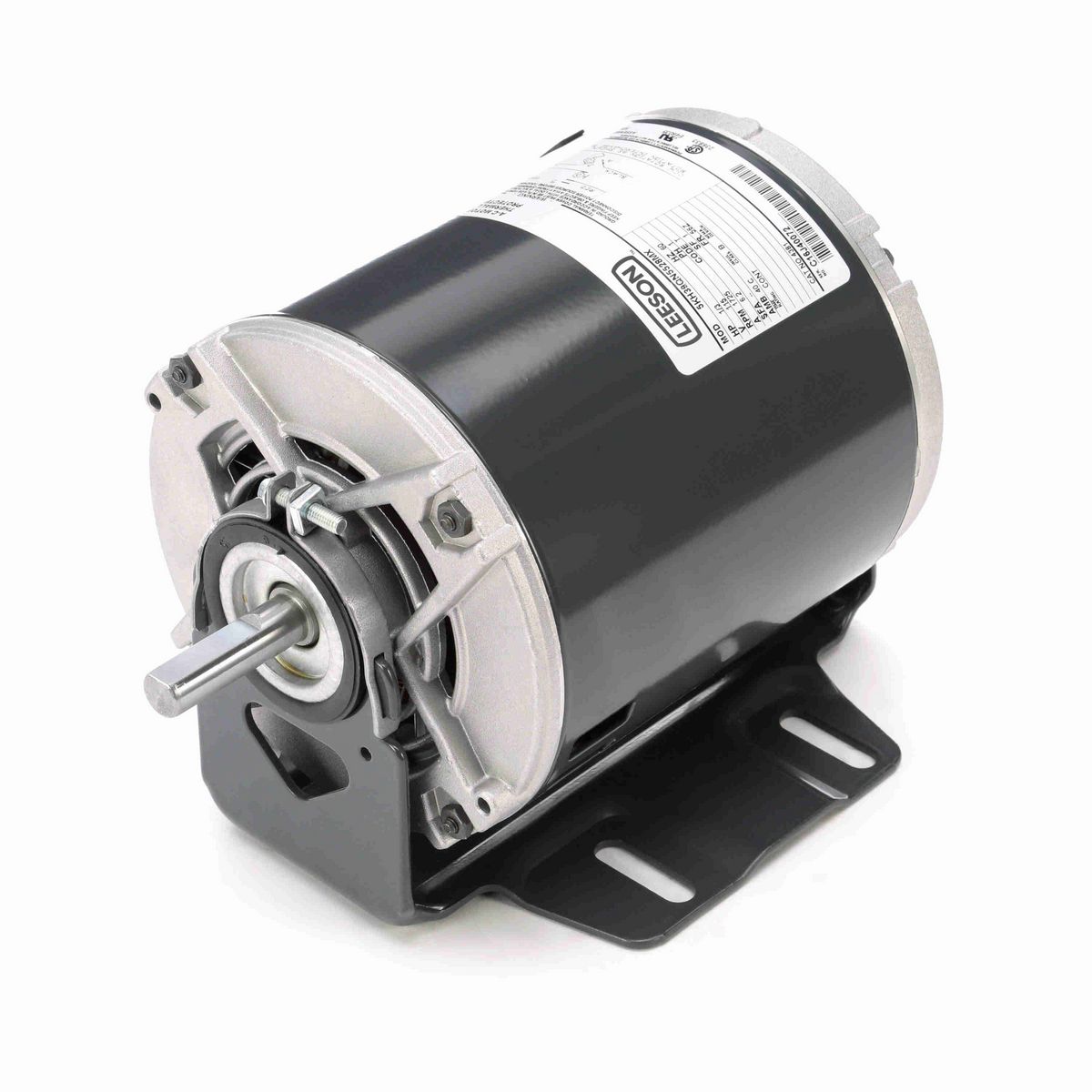 LEESON General Purpose Motor, 0.33 HP, 1 Ph, 60 Hz, 115 V, 1800 RPM, 56Z Frame, DP - 4381