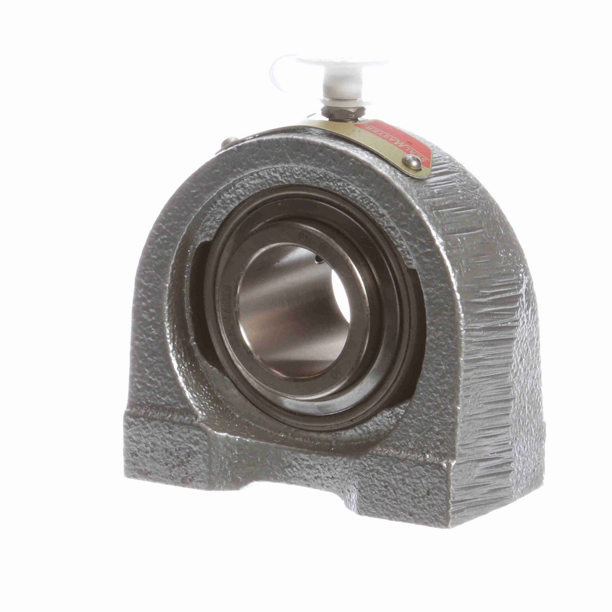Sealmaster Mounted Flouropolymer Coated Cast Iron Tapped Base Pillow Block Ball Bearing - 52100 Bearing Steel, Phosphorus Nickel Coated - Setscrew Lock - Corrosion Resistant - CRTBF-PN16