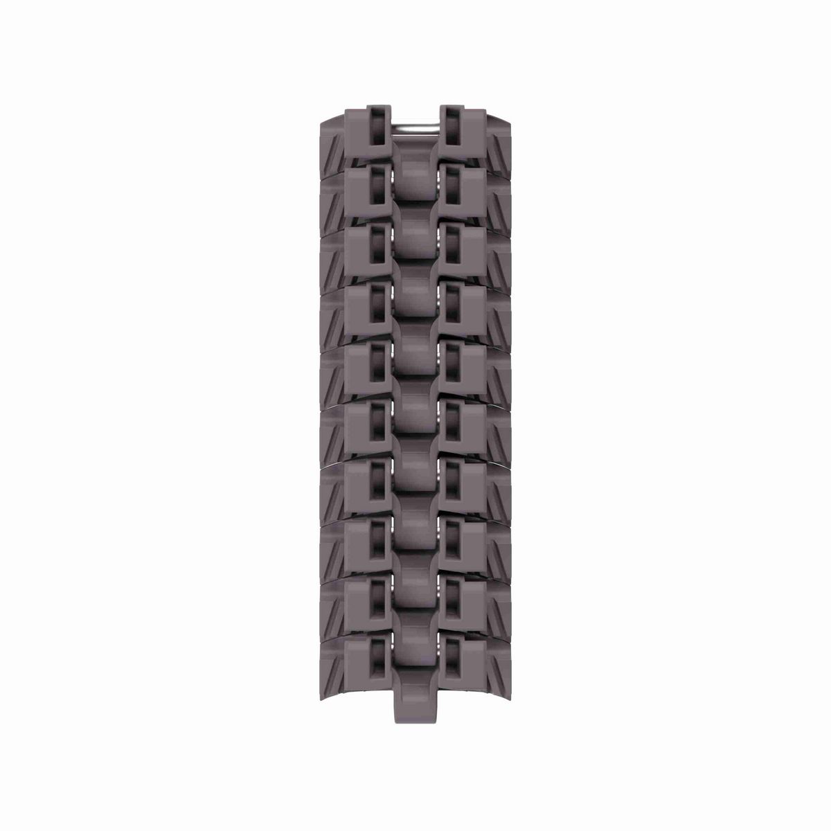 Rexnord 1055 FTTAB Side-flexing Solid Top, Material: Brown High Performance, Width: 4.5in, Pitch: 1in - 749.10.40