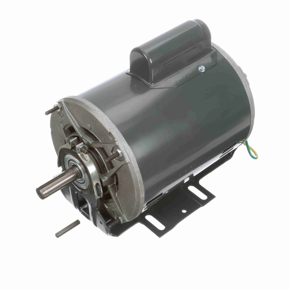 LEESON Fan and Blower Motor, 0.50 & 0.17 HP, 1 Ph, 60 Hz, 115 & 115 V, 1800 & 1800 RPM, 56 Frame, DP - C419A