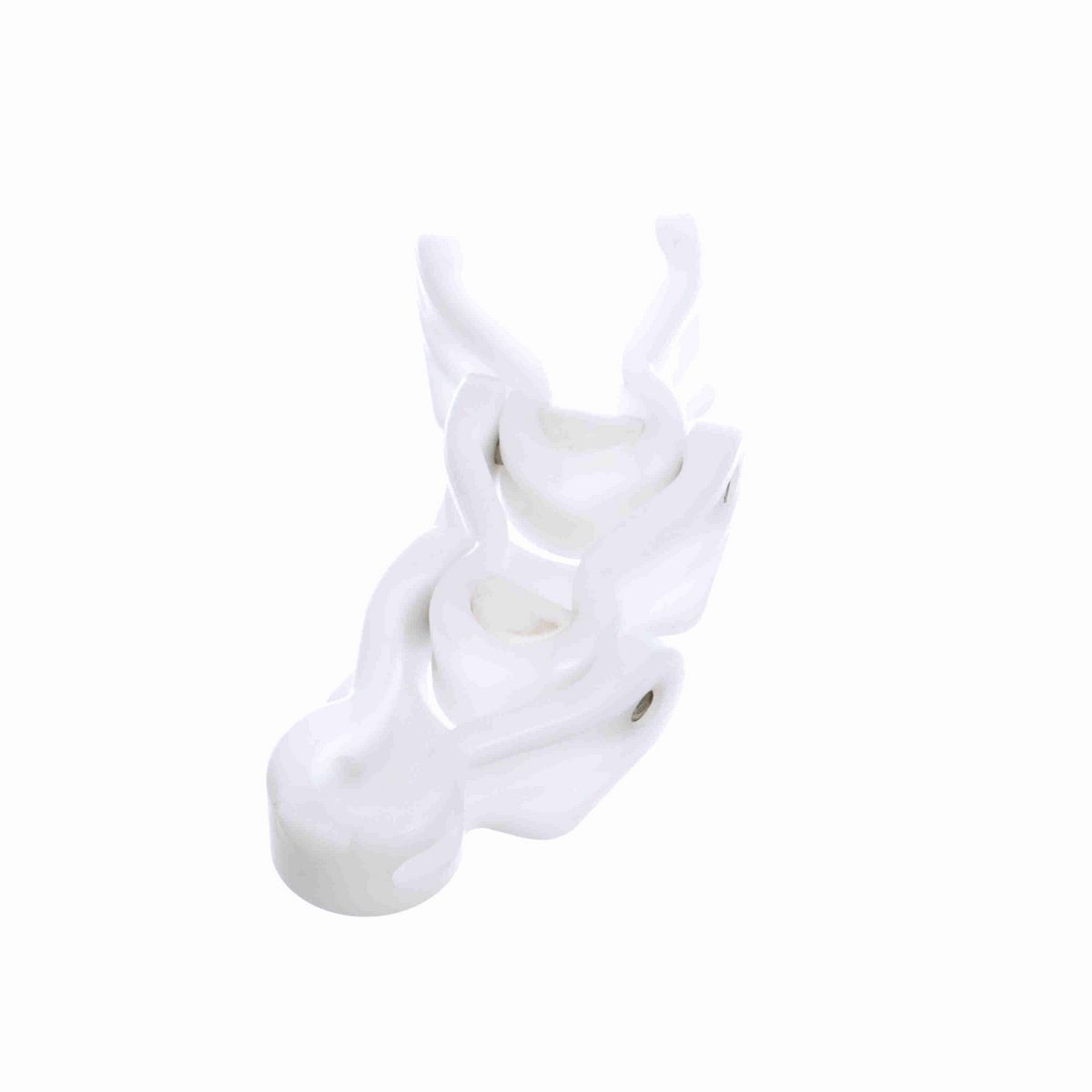 System Plast 1700 Side-flexing Solid Top, Material: White Low Friction, Width: 55mm, Pitch: 50mm - LFW1700