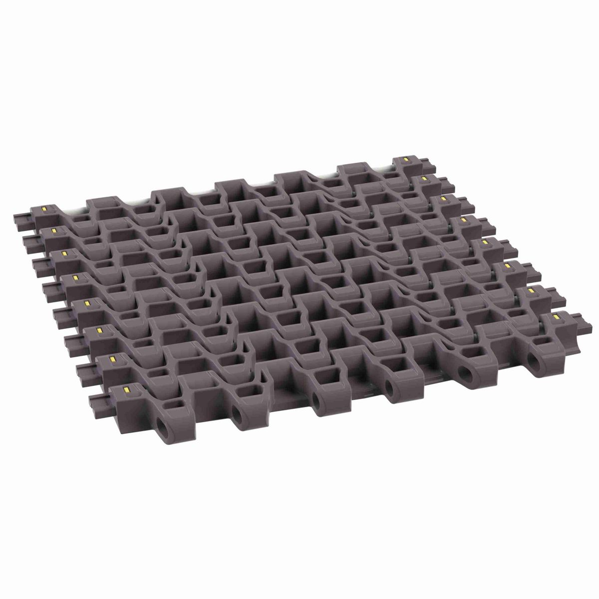 Rexnord 7966ST Side-flexing Flush Grid, Material: Brown High Performance, Width: 12in, Pitch: 1.5in - 10324718