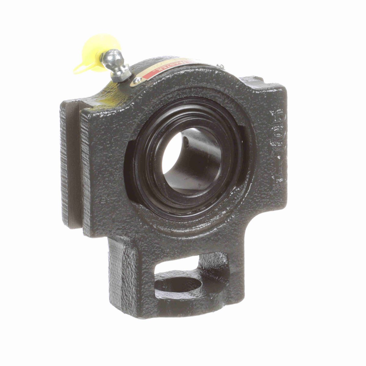 Sealmaster Mounted Cast Iron Wide Slot Take Up Ball Bearing - 52100 Bearing Steel, Black Oxided - Setscrew Lock - ST-19C