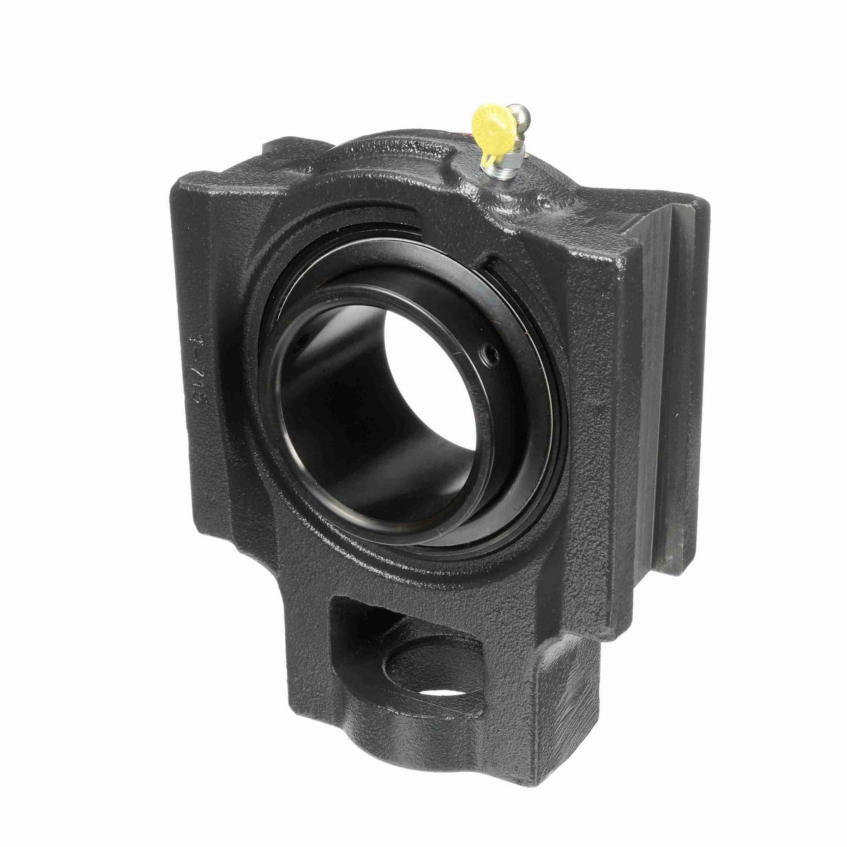 Sealmaster Mounted Cast Iron Wide Slot Take Up Ball Bearing - 52100 Bearing Steel, Black Oxided - Setscrew Lock - ST-55
