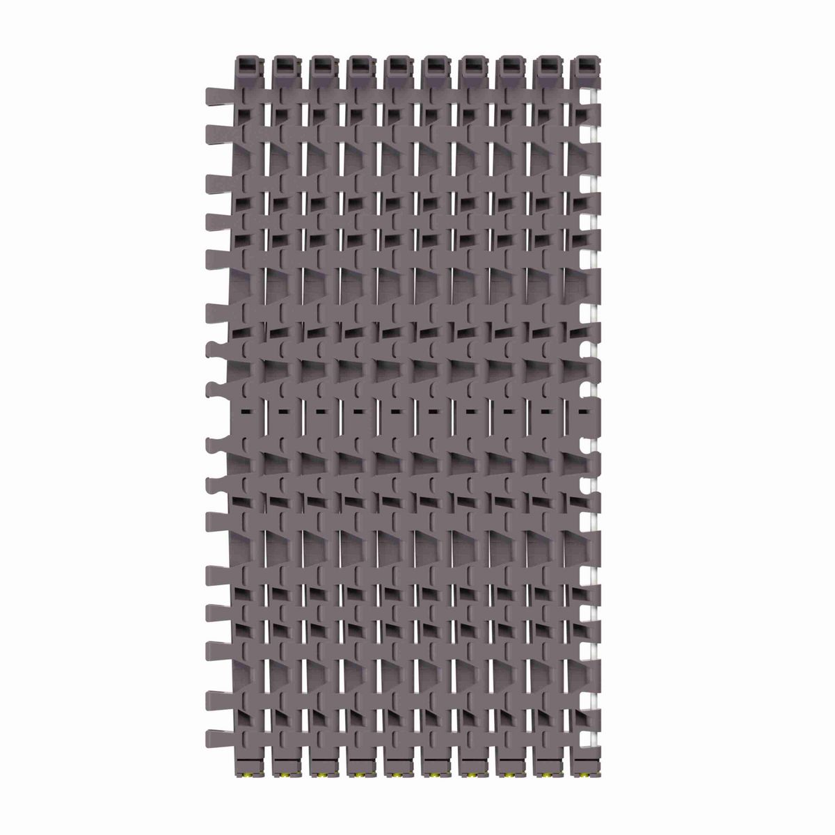 Rexnord 7956GT Side-flexing Flush Grid, Material: Brown High Performance, Width: 24in, Pitch: 1.25in - 10324711