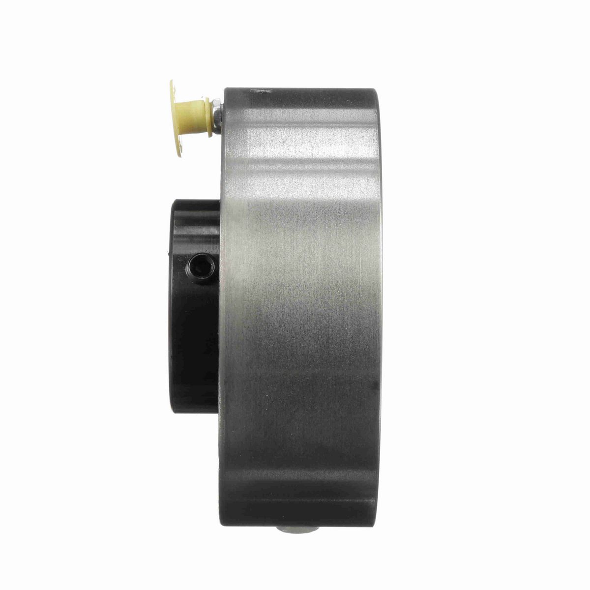 Sealmaster Mounted Cast Iron Cylindrical Cartridge Ball Bearing - 52100 Bearing Steel, Black Oxided - Setscrew Lock - SC-24